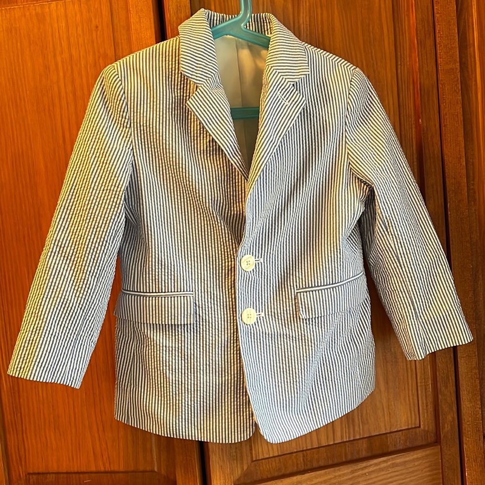 Talbots kids Seersucker blazer